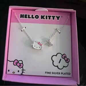 Hello Kitty Silver and Pink Charm Necklace I Charm -Sanrio Kawaii